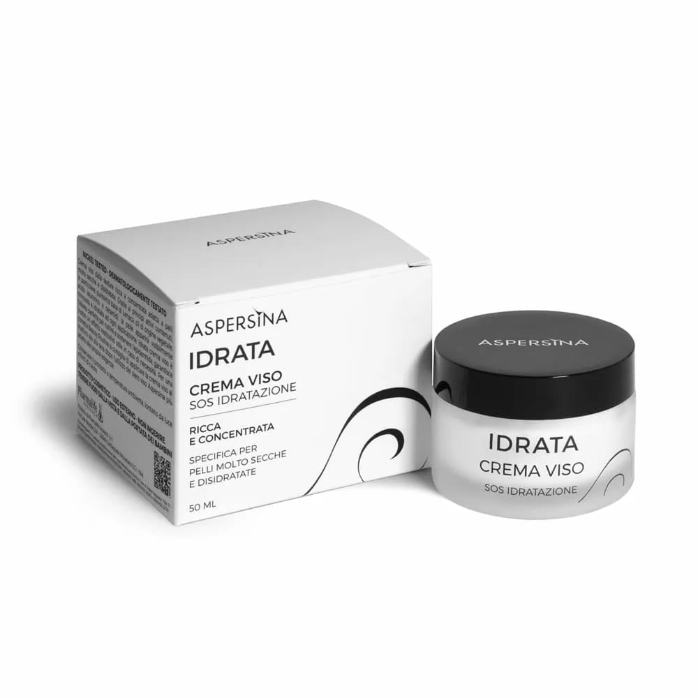 Pharmalife Reserch Aspersina Idrata Crema Viso Крем увлажняющий для сухой и обезвоженной кожи с муцином улитки и церамидами