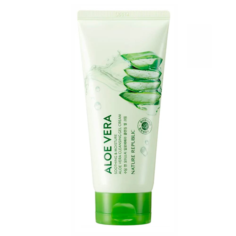 Успокаивающий и увлажняющий очищающий гель для лица Soothing & Moisture Aloe Vera Cleansing Gel Cream, 150 мл