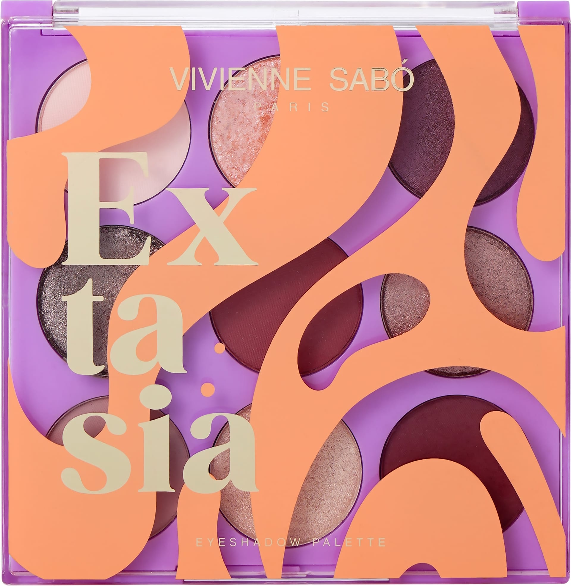 Палетка теней Extasia, тон 01 (9 тонов), 13,5 гр