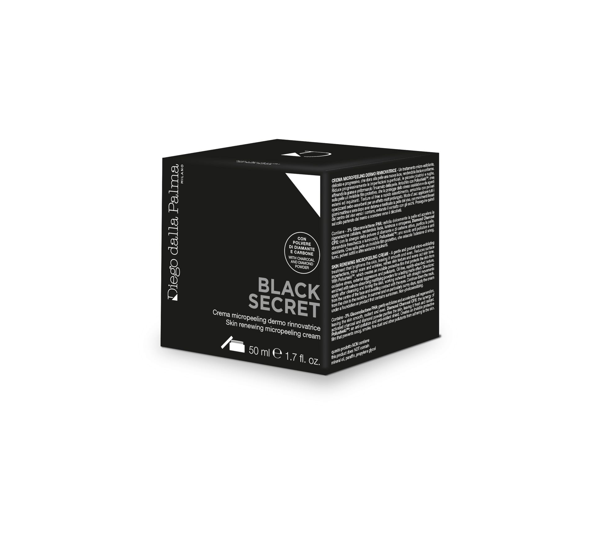 Крем-микропилинг для восстановления кожи лица и шеи Black Secret Skin Renewing Micropeeling Cream, 50 мл - фото 2