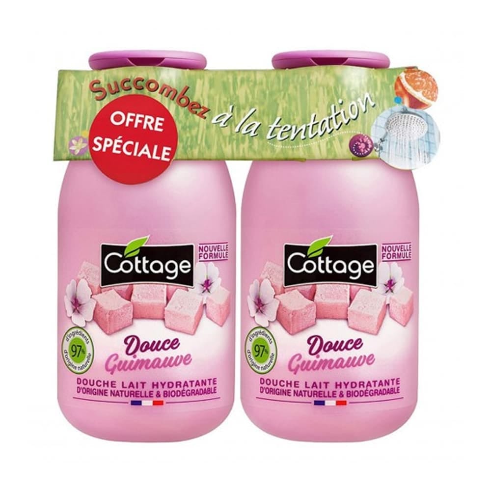 Набор косметический (Увлажняющее молочко для душа Sweet Marshmallow/Moisturizing Shower Milk 250 мл х 2 шт)