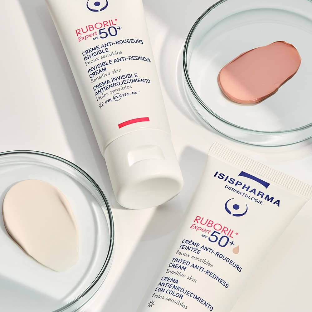 Isispharma Ruboril Expert SPF50+ Invisible крем для чувствительной кожи склонной к покраснению с SPF50+ без тона, 40 мл - фото 4