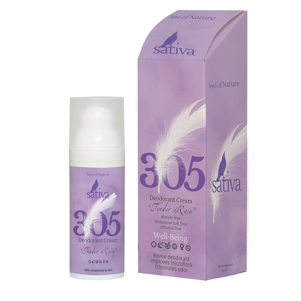 Крем-дезодорант «Тёплый дождь» Deodorant Cream №305, 50 мл