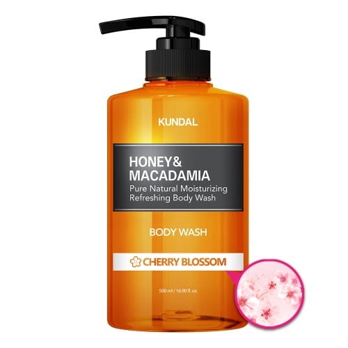 Гель для душа KUNDAL HONEY & MACADAMIA PURE BODY WASH CHERRY BLOSSOM, 500 мл