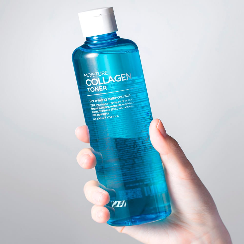 Увлажняющий, укрепляющий тонер для лица Tenzero Moisture Collagen Toner, 300 мл - фото 3