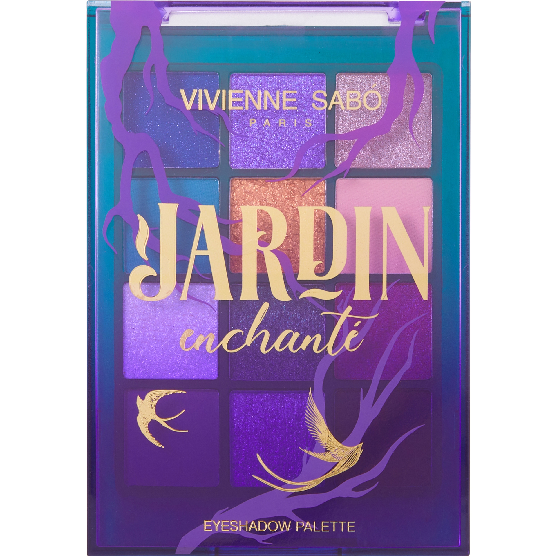 Палетка теней Jardin Enchante, тон 01, 12 г (Коллекция "Histoires Infernales")