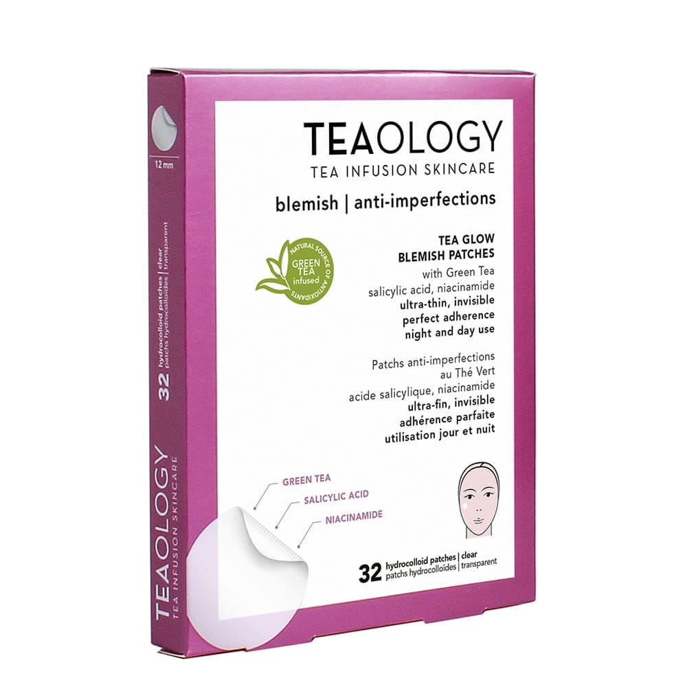 Дневные/ночные патчи локального применения для проблемной кожи лица Tea Glow Anti-Blemish Patch, 32 шт