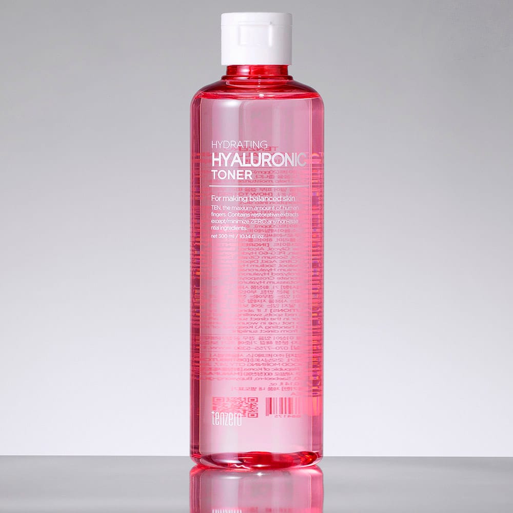 Увлажняющий, придающий упругость тонер для лица Tenzero Hydrating Hyaluronic Toner, 300 мл - фото 4