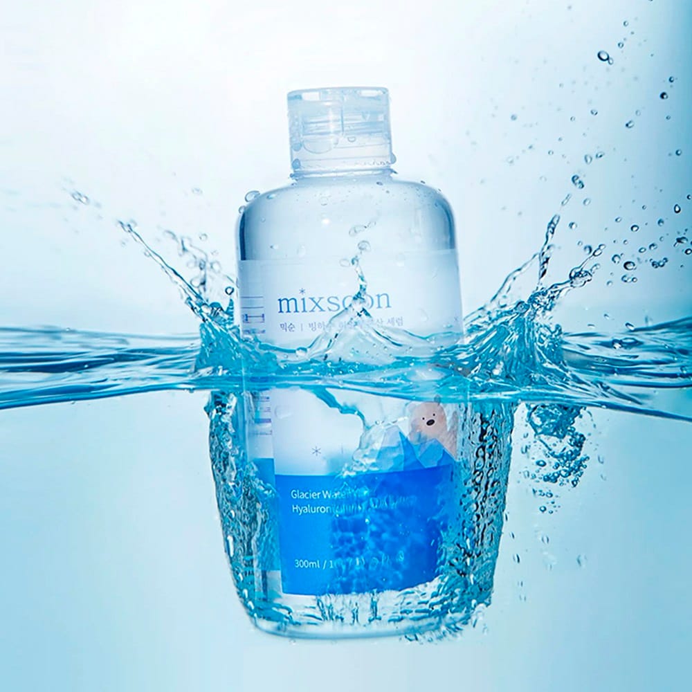 Освежающая сыворотка для увлажнения и сияния кожи лица  Mixsoon Glacier Water Hyaluronic Acid Serum, 300 мл - фото 4
