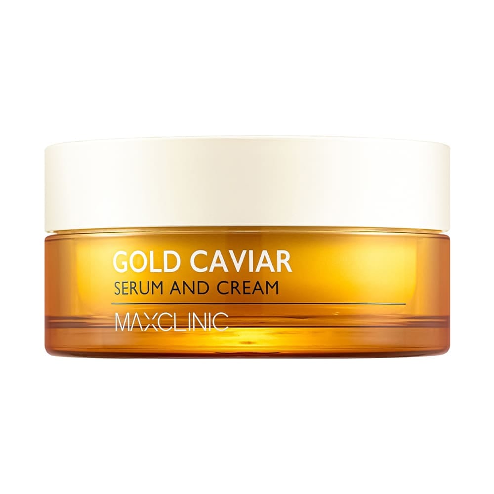 Gold Caviar Serum And Cream Сыворотка и Крем с экстрактом икры и частицами золота, 30+30 мл
