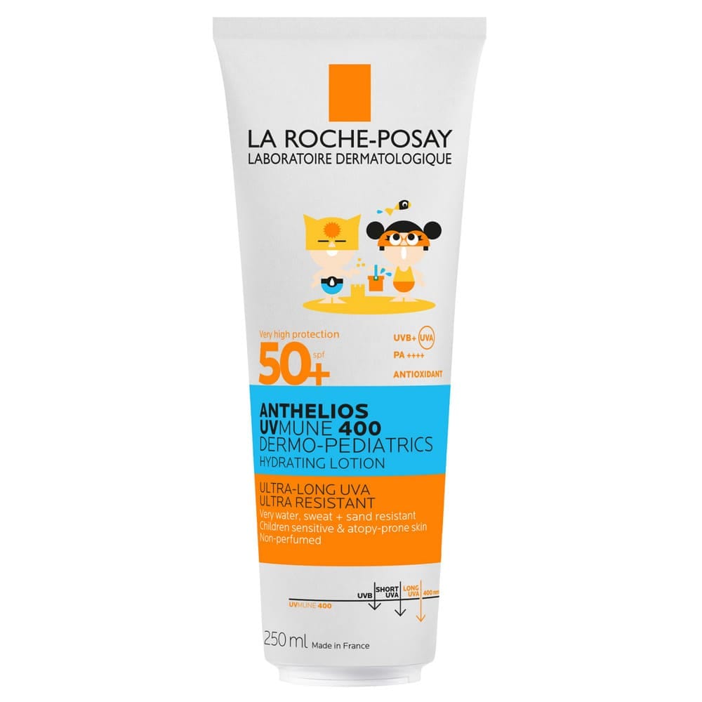 La Roche-Posay ANTHELIOS UVMUNE Dermo-pediatrics Солнцезащитное детское увлажняющее молочко для лица и тела SPF50+/PPD 26, 250 мл