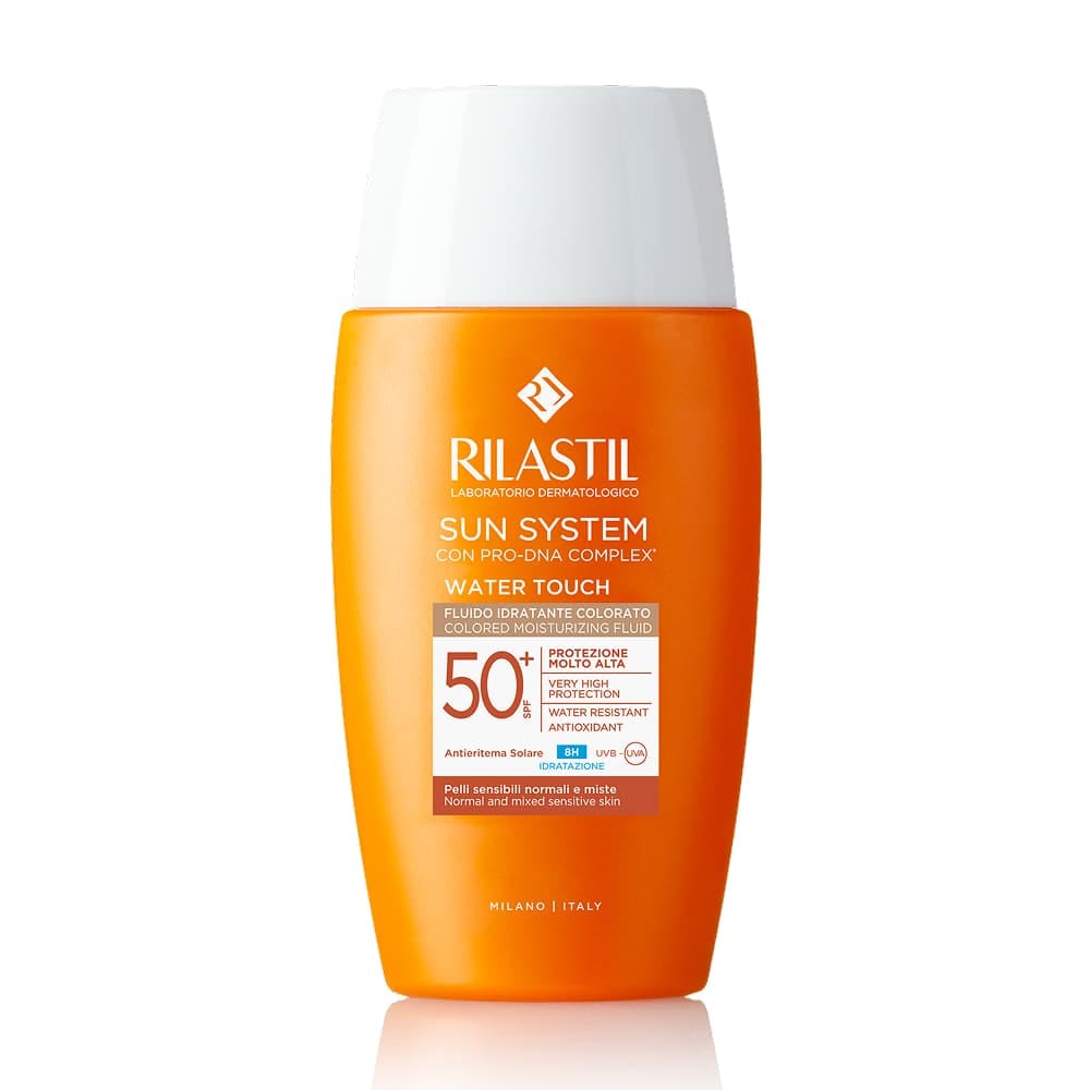 Rilastil Sun System Water Touch Солнцезащитный увлажняющий тонирующий флюид Spf 50+, 50 мл