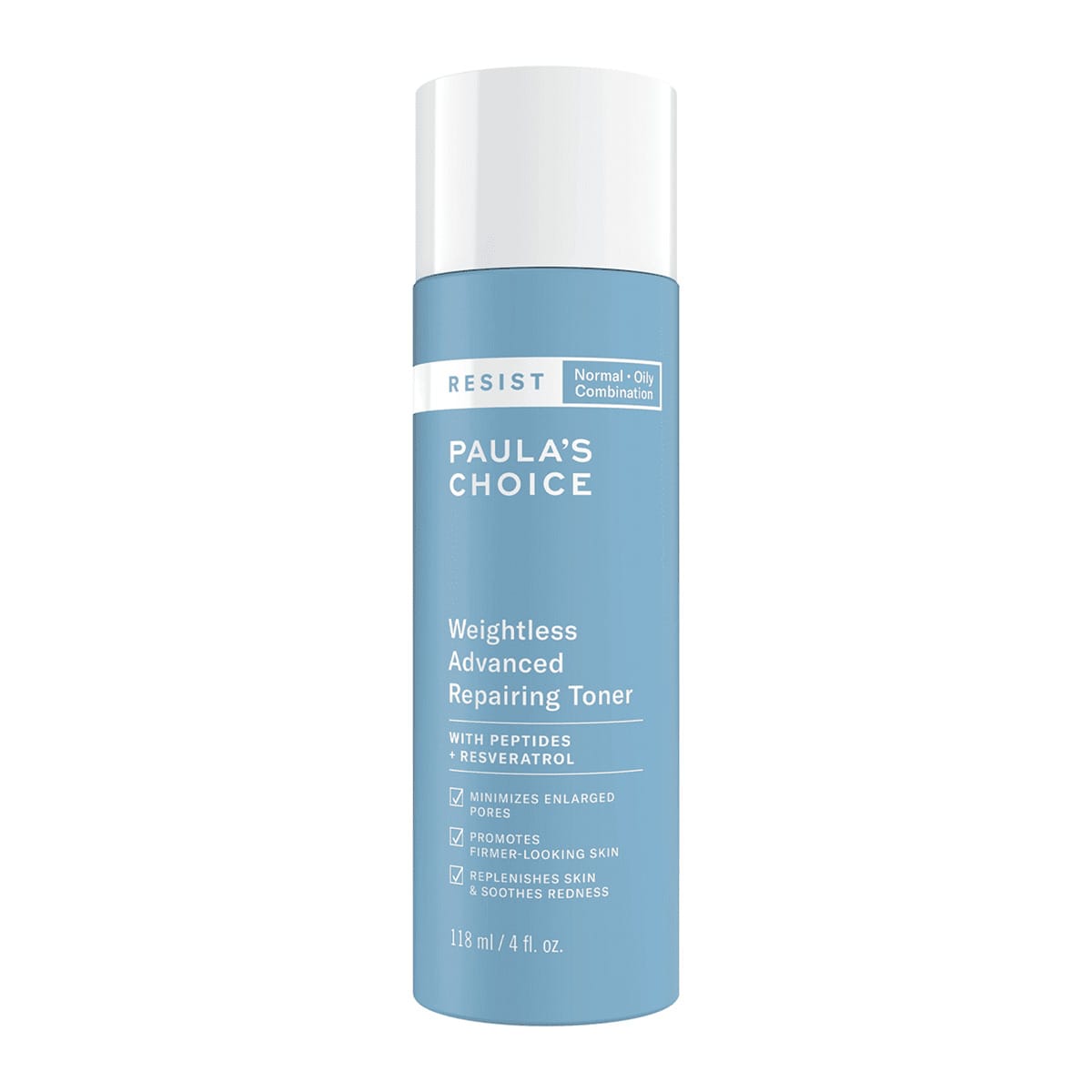 Paula's Choice Resist Weightless Advanced Repairing Toner/Антивозрастной легкий восстанавливающий тоник для нормальной, жирной, комбинированной кожи, 118 мл.