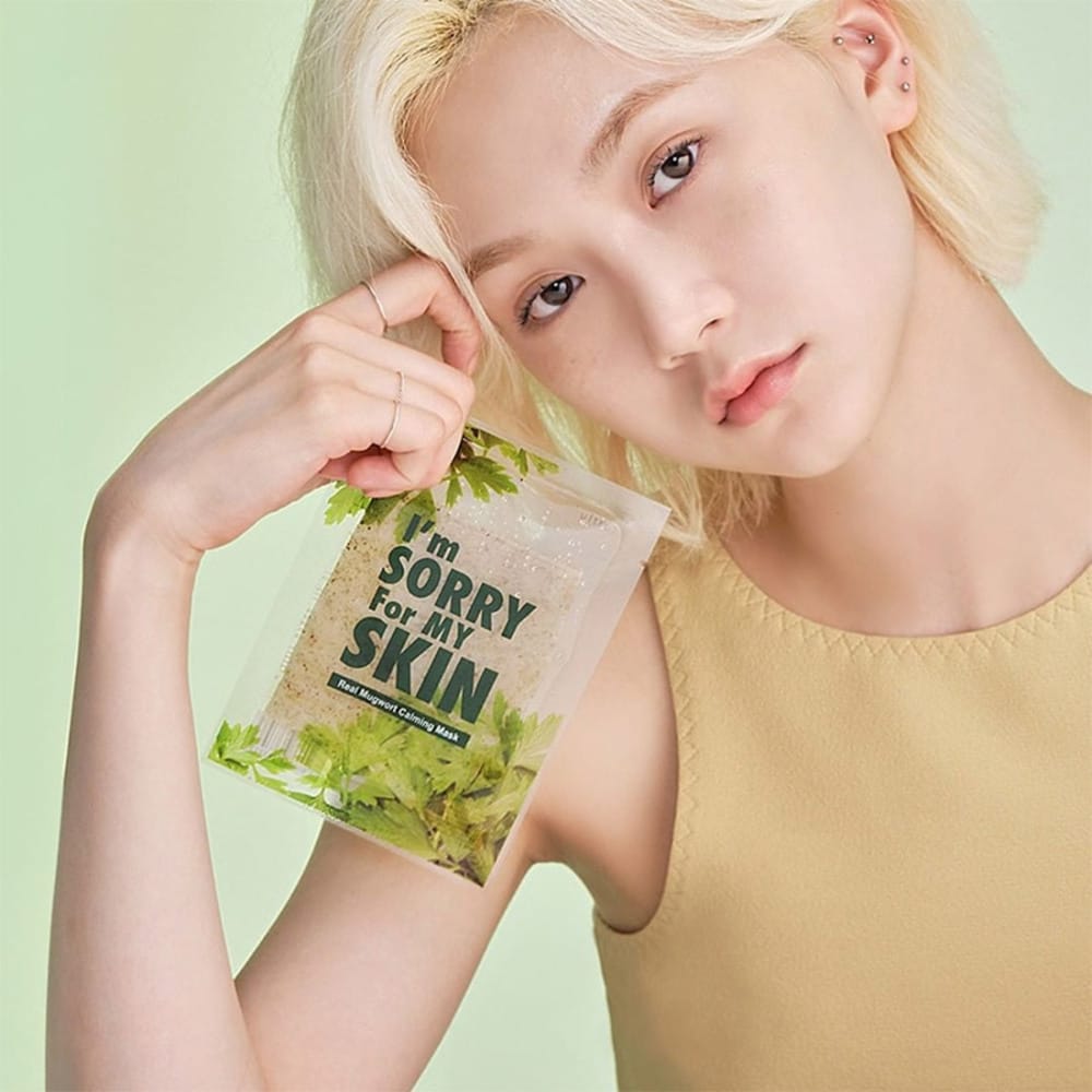 Успокаивающая тканевая маска для лица Real Mugwort Calming Mask, 23 мл - фото 2