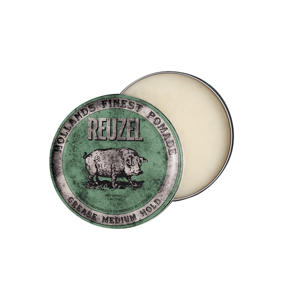 Зеленая помада Reuzel Grease Medium Hold