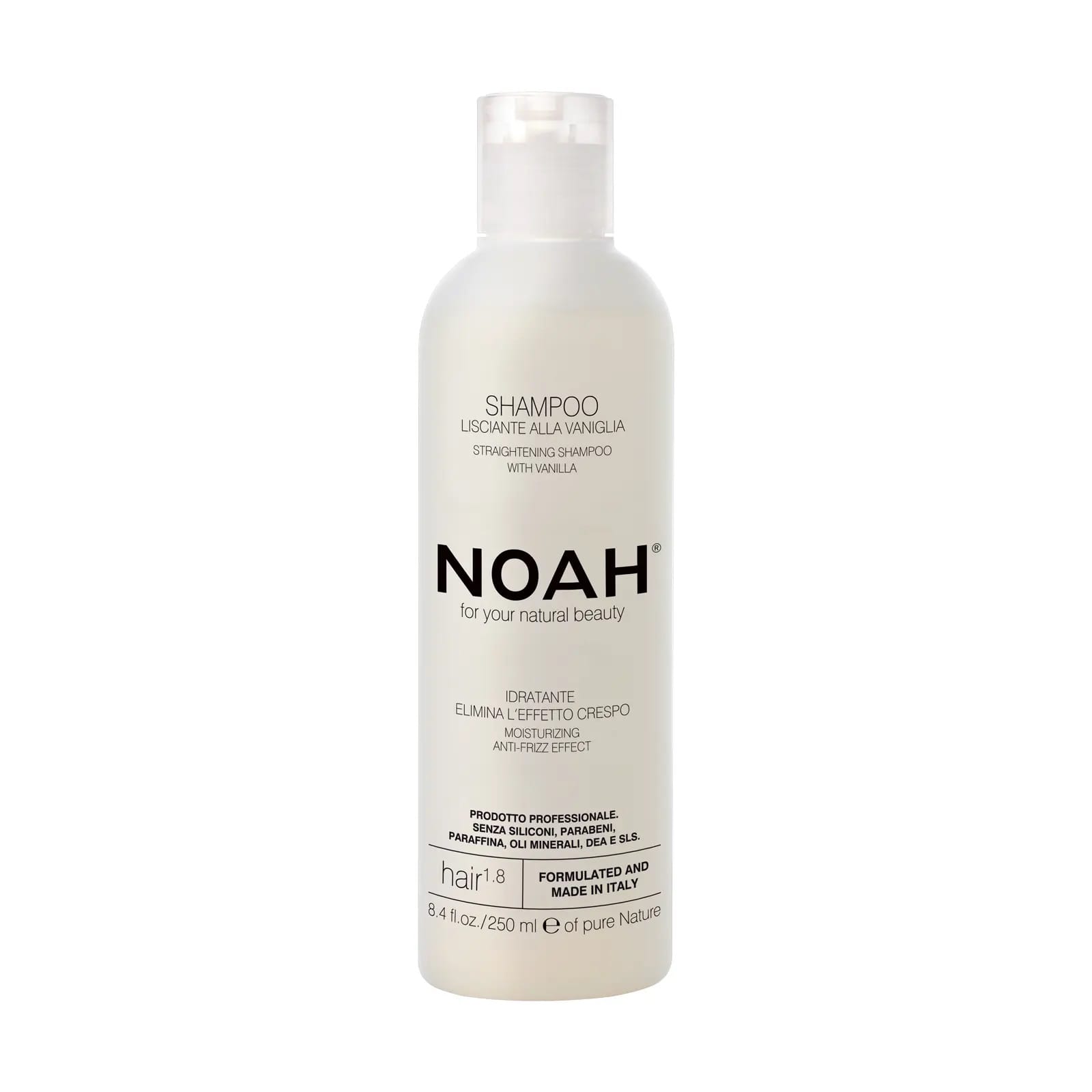 Шампунь выпрямляющий увлажняющий с ванилью Hair 1.8 Straightening Shampoo, 250 мл