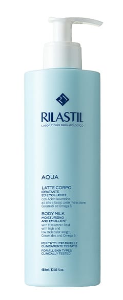 Увлажняющее и смягчающее молочко для тела для всех типов кожи Aqua Body Milk, 400 мл