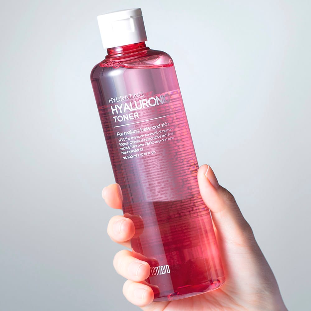 Увлажняющий, придающий упругость тонер для лица Tenzero Hydrating Hyaluronic Toner, 300 мл - фото 3