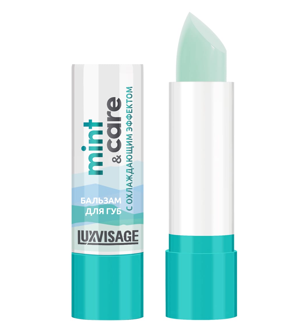 Бальзам для губ Luxvisage Mint & Care с охлаждающим эффектом, 3,9 г