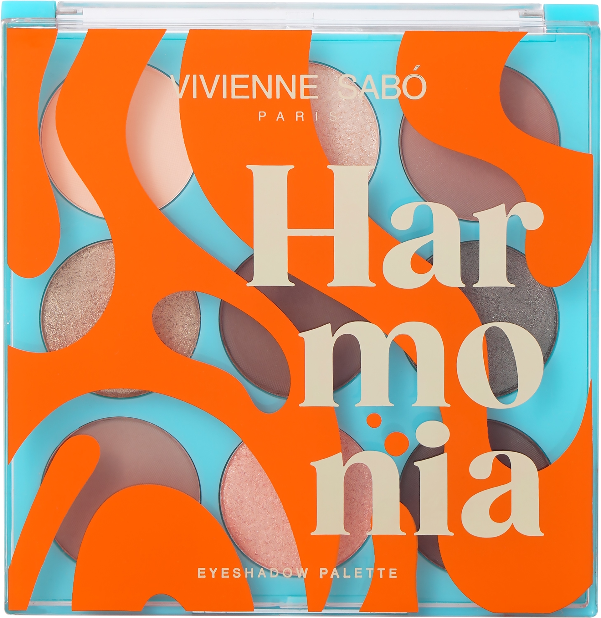 Палетка теней Harmonia, тон 02 (9 тонов), 13,5 гр