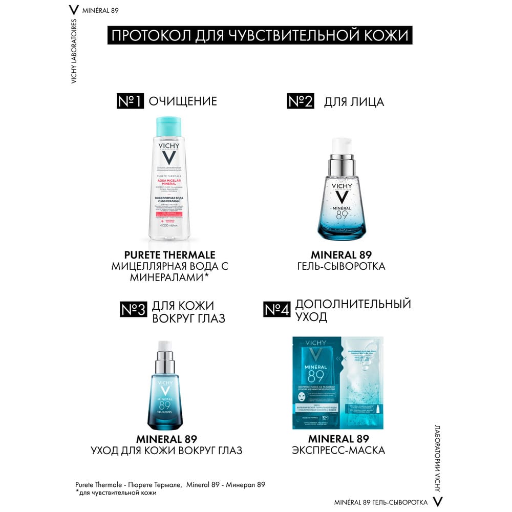 Гель-сыворотка Vichy Mineral 89 для всех типов кожи, 30 мл - фото 2