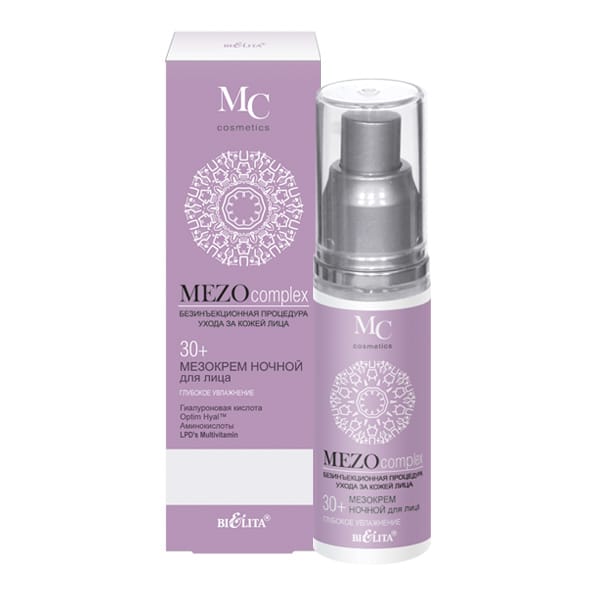 Мезокрем ночной для лица 30+ Глубокое увлажнение MEZOcomplex, 50 мл