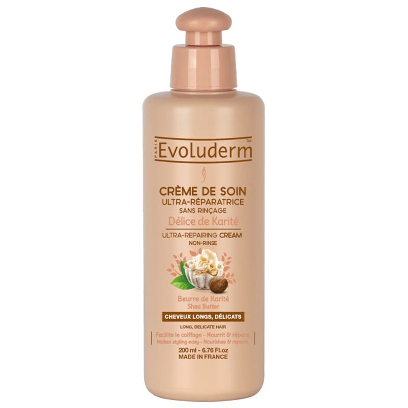 Ультравосстанавливающий крем для волос с маслом Ши Ultra-Repairing Cream Délice de Karité, 200 мл