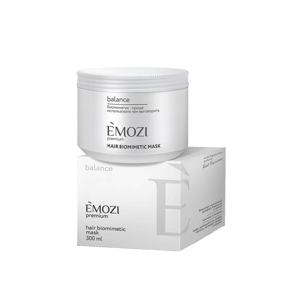 Маска для поврежденных волос Emozi Premium "Balance" Hair Biomimmetic Mask, 300 мл - фото 2