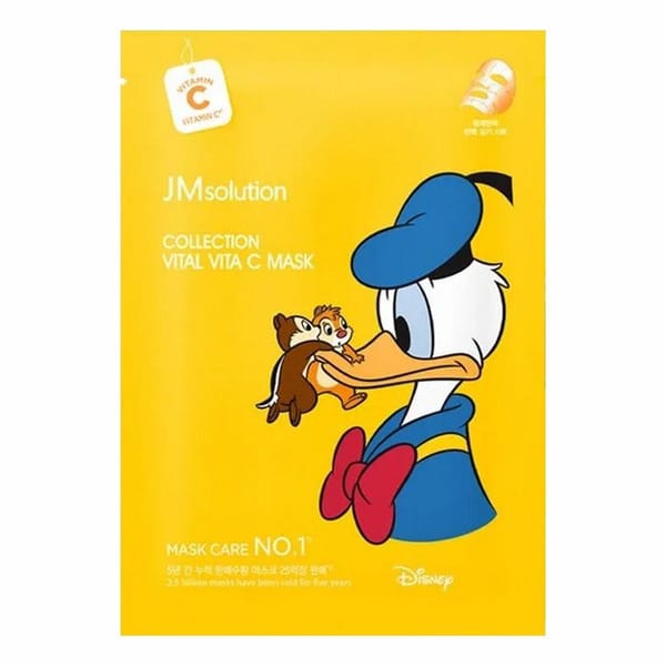 Придающая сияние и эластичность тканевая маска для лица Collection Vital Vita C Mask Disney, 30 мл