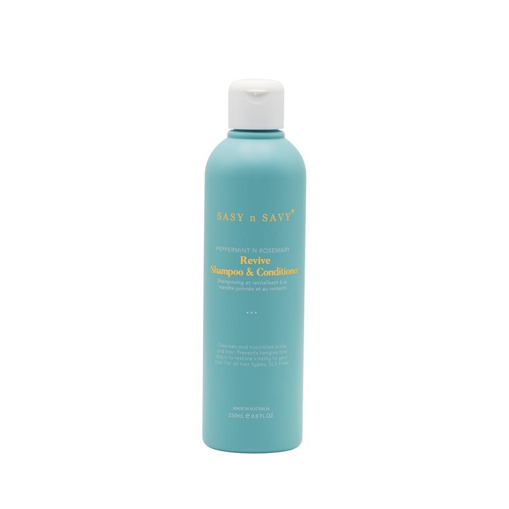 Освежающий шампунь-кондиционер Мята перечная и Розмарин Peppermint n Rosemary Revive Shampoo & Conditioner, 250 мл