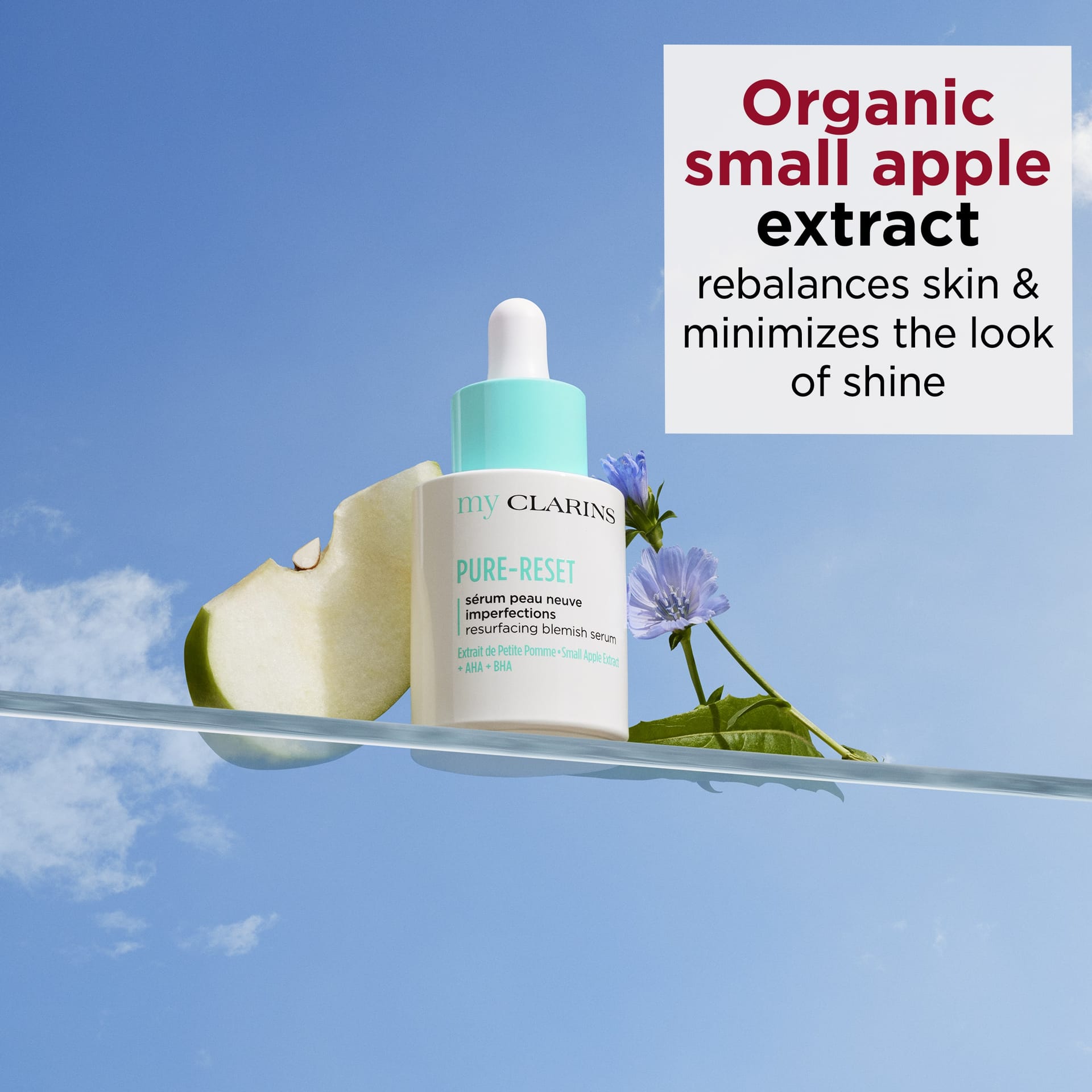 Сыворотка для устранения мелких несовершенств кожи лица My Clarins Pure-Reset Resurfacing Blemish Serum, 30 мл - фото 3