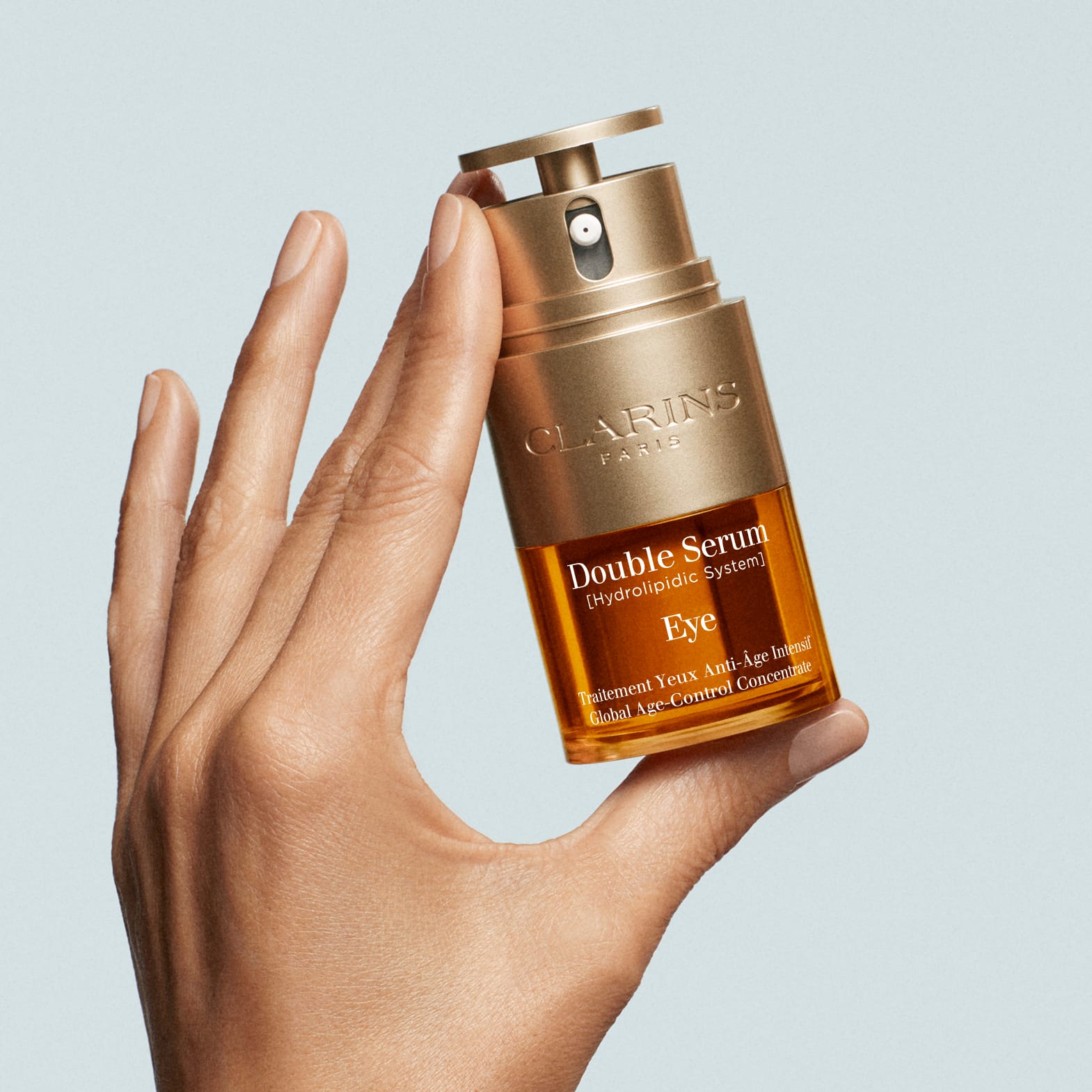 Комплексная омолаживающая двойная сыворотка для кожи вокруг глаз DOUBLE SERUM EYE [Hydrolipidic System] 20 мл - фото 3
