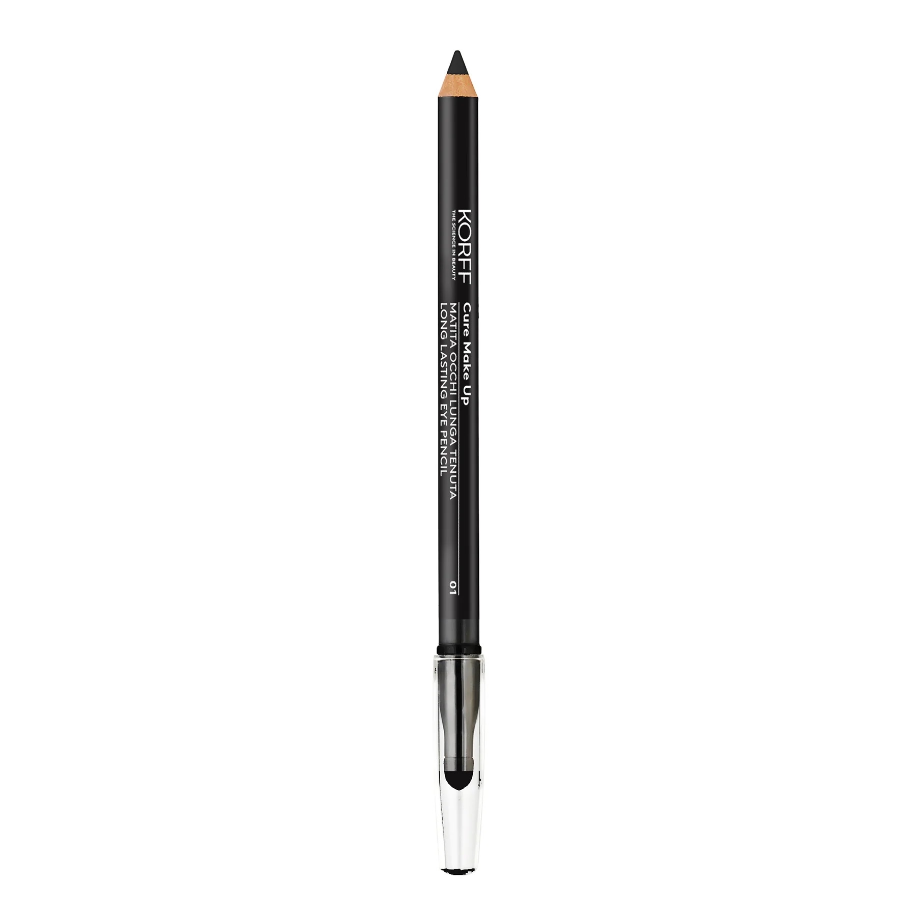 Карандаш для глаз стойкий Cure Make Up Long Lasting Eye Pencil, тон 01, 1,1 г