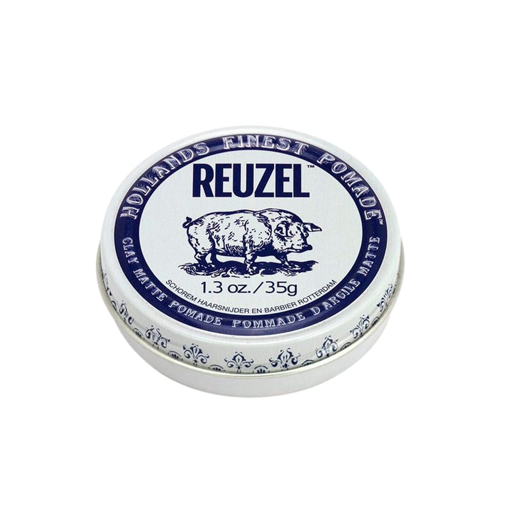 Белая матовая глина-помада Reuzel Clay Matte Pomade