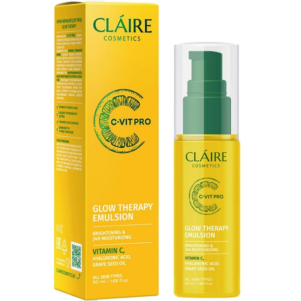 C-Vit Pro Крем-эмульсия для лица Glow Therapy, 50 мл