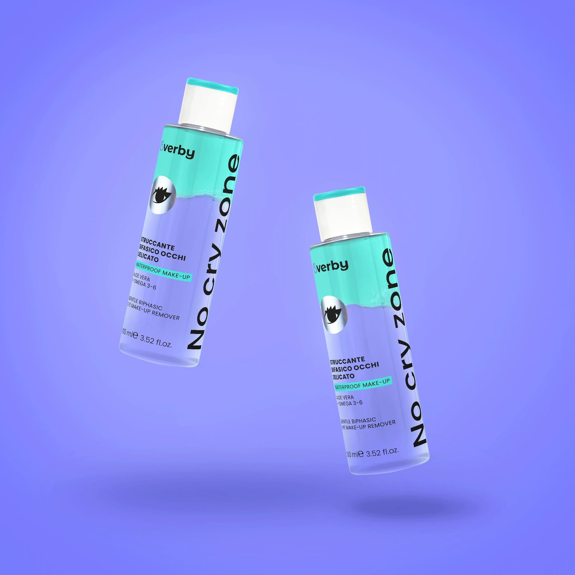 Мягкое двухфазное средство для снятия макияжа с глаз Everby No Cry Zone Gentle Biphasic Eye Make-Up Remover, 100 мл - фото 3