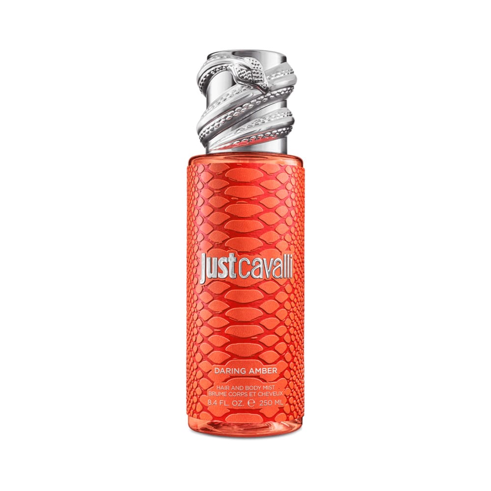 Парфюмированная дымка для волос и тела Just Cavalli Daring Amber, 250 мл