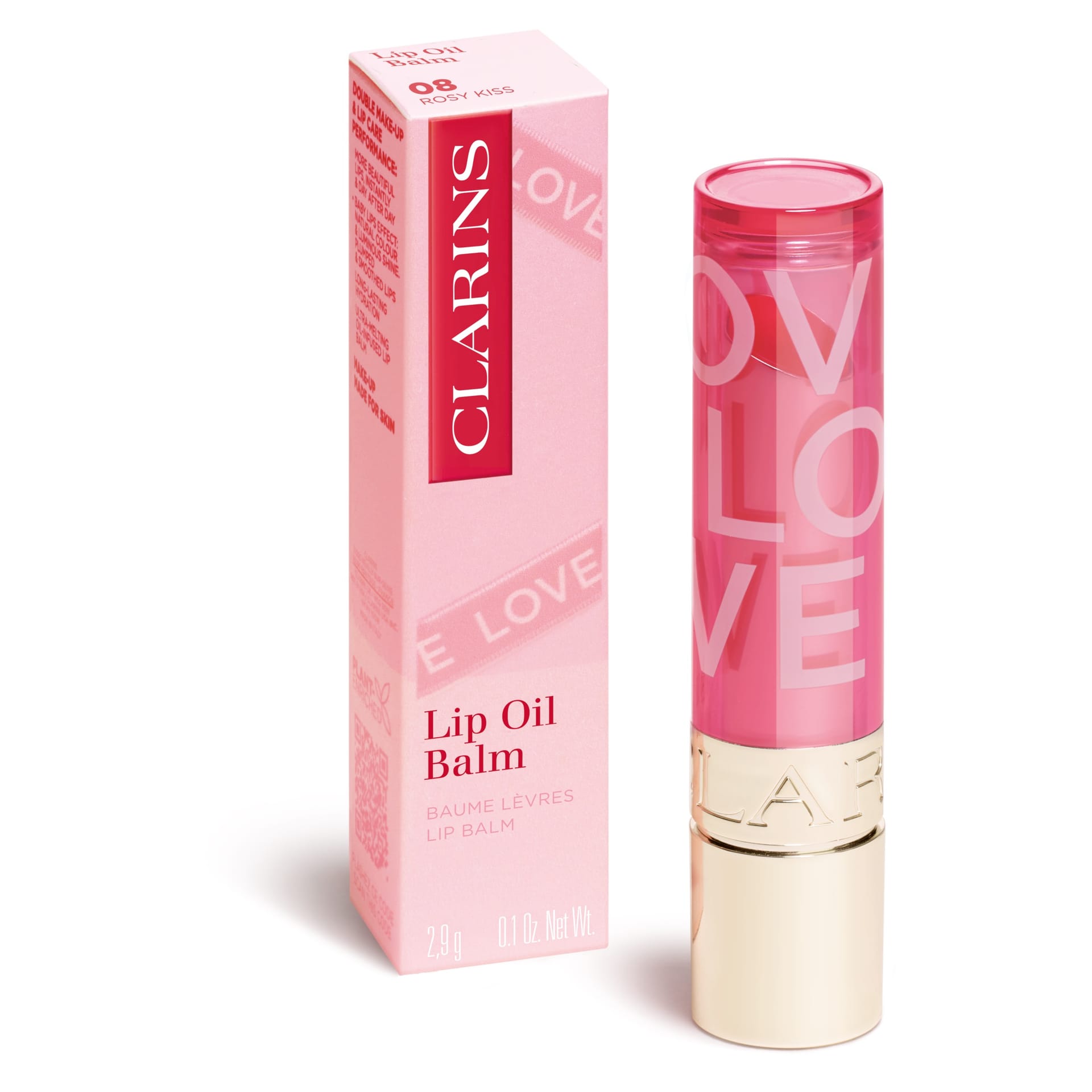 Бальзам для губ на основе масел Lip Oil Balm, тон 08-Rosy Kiss, 2,9 г - фото 2