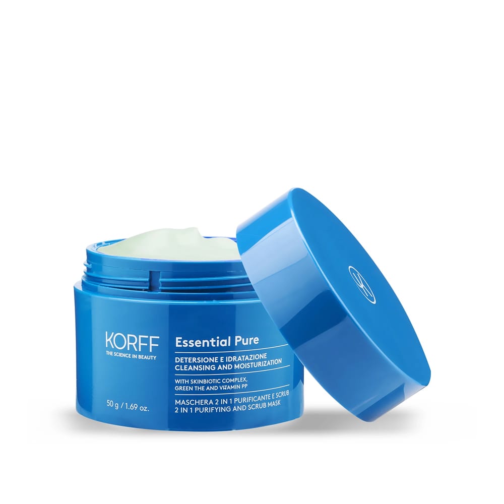 Очищающая и увлажняющая маска-скраб для лица 2-в-1 Essential Pure Cleansing And Moisturization 2 in 1 Purifying and Scrub Mask, 50 мл - фото 2