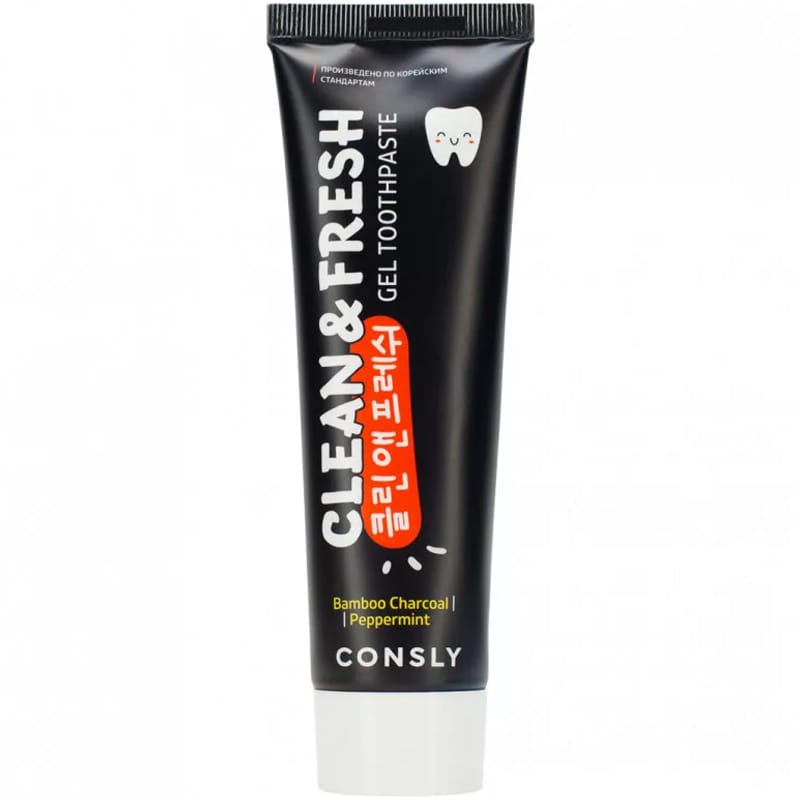 Гелевая зубная паста Clean&Fresh с бамбуковым углем и перечной мятой, 105 г