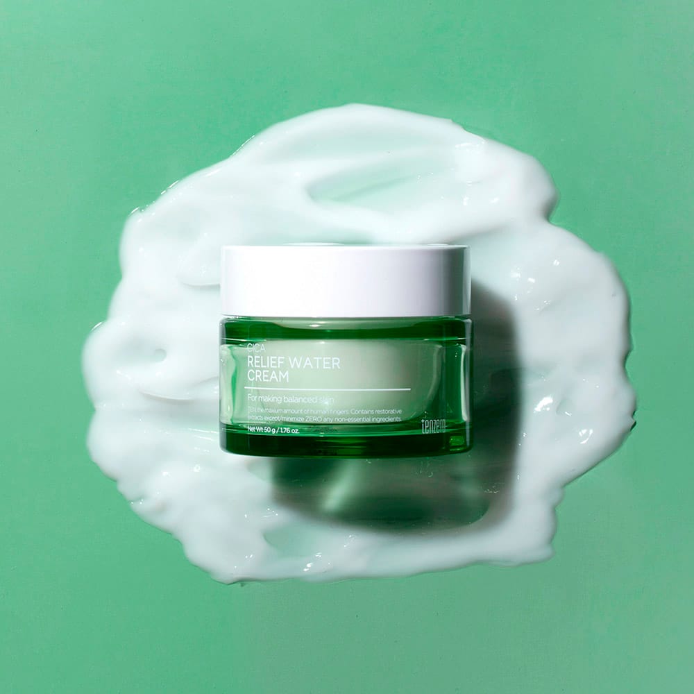 Успокаивающий, увлажняющий крем для лица Tenzero Cica Relief Water Cream, 50 г - фото 3