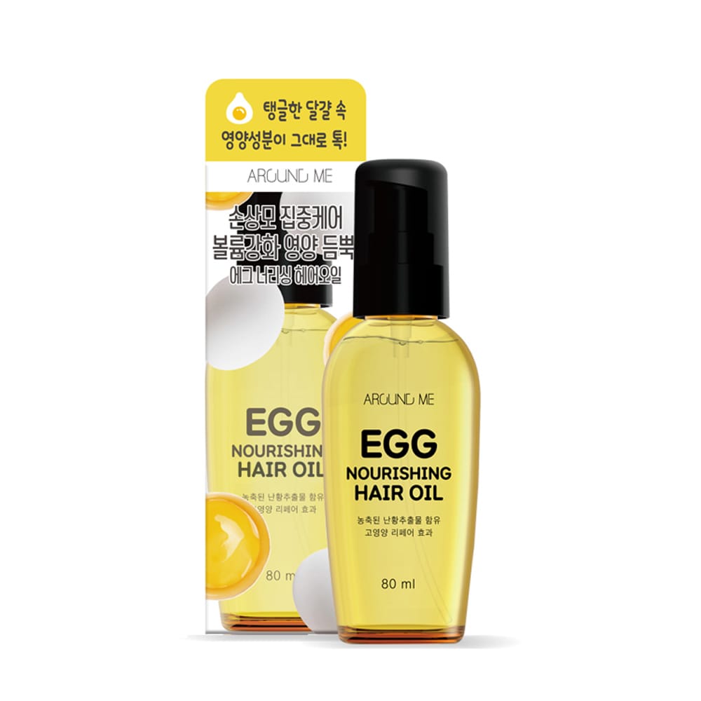 Питательное масло для волос Around Me Egg Nourishing Hair Oil, 80 мл