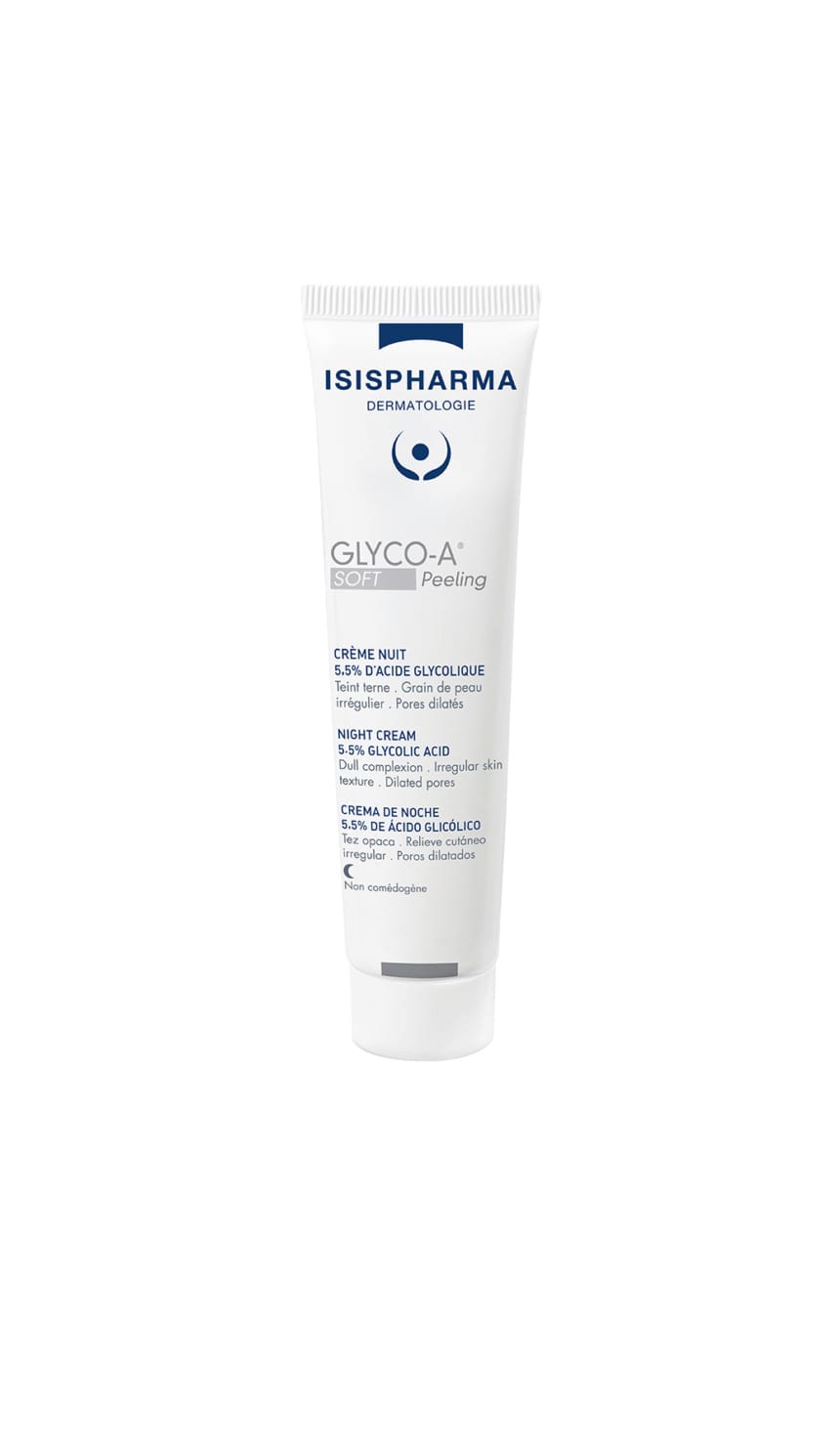 Ночной крем для мягкого пилинга с 5,5% гликолевой кислотой Isispharma GLYC0-A Soft Peeling, 30 мл