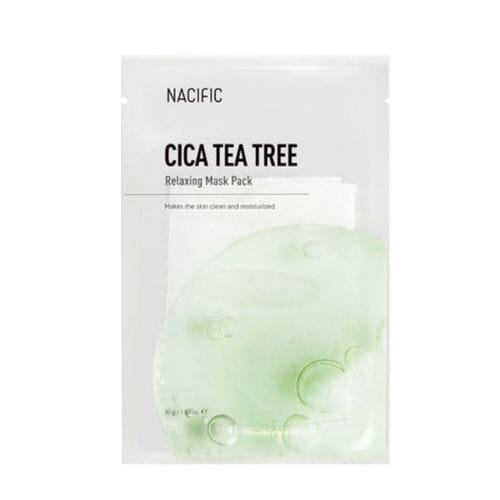 Успокаивающая тканевая маска для лица Cica Tea Tree Relaxing Mask Pack, 30 г