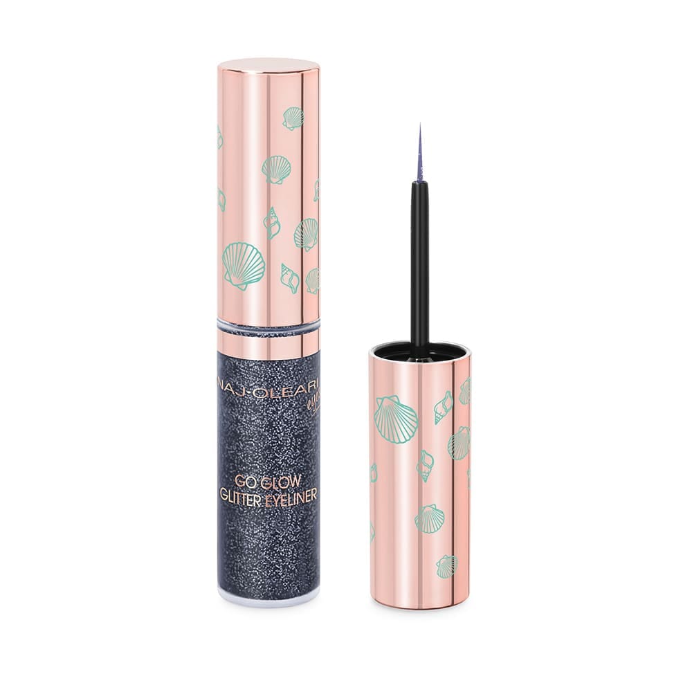 Подводка для глаз с глиттерами Naj-Oleari Go Glow Glitter Eyeliner - фото 2