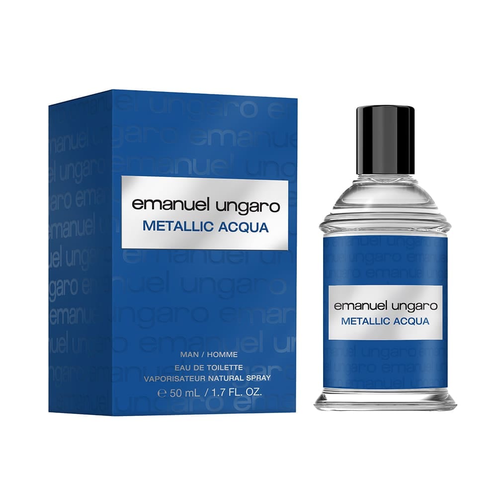 Туалетная вода мужская Emanuel Ungaro METALLIC ACQUA, 50 мл - фото 2