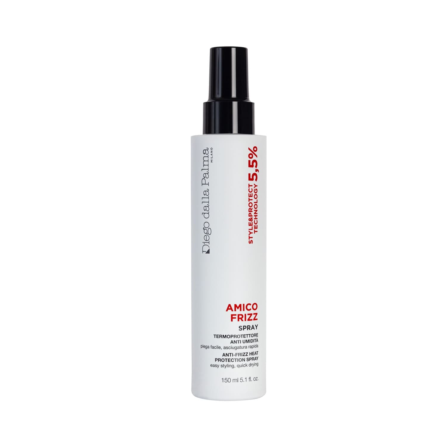 Термозащитный спрей для волос AMICOFRIZZ ANTI-FRIZZ HEAT PROTECTION SPRAY, 150 мл