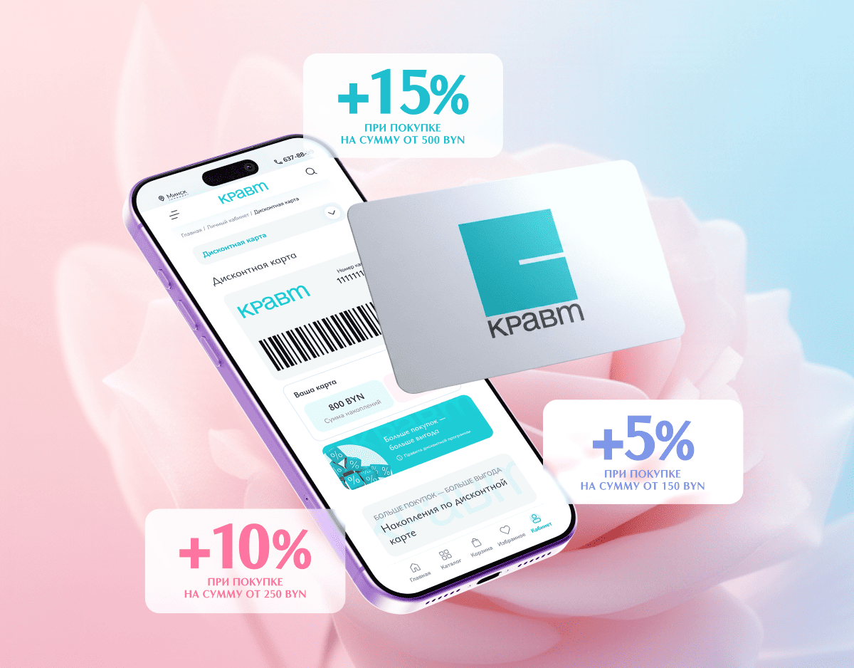 День Матери. Дарим дополнительную скидку до 15% к дисконтной карте за покупку
