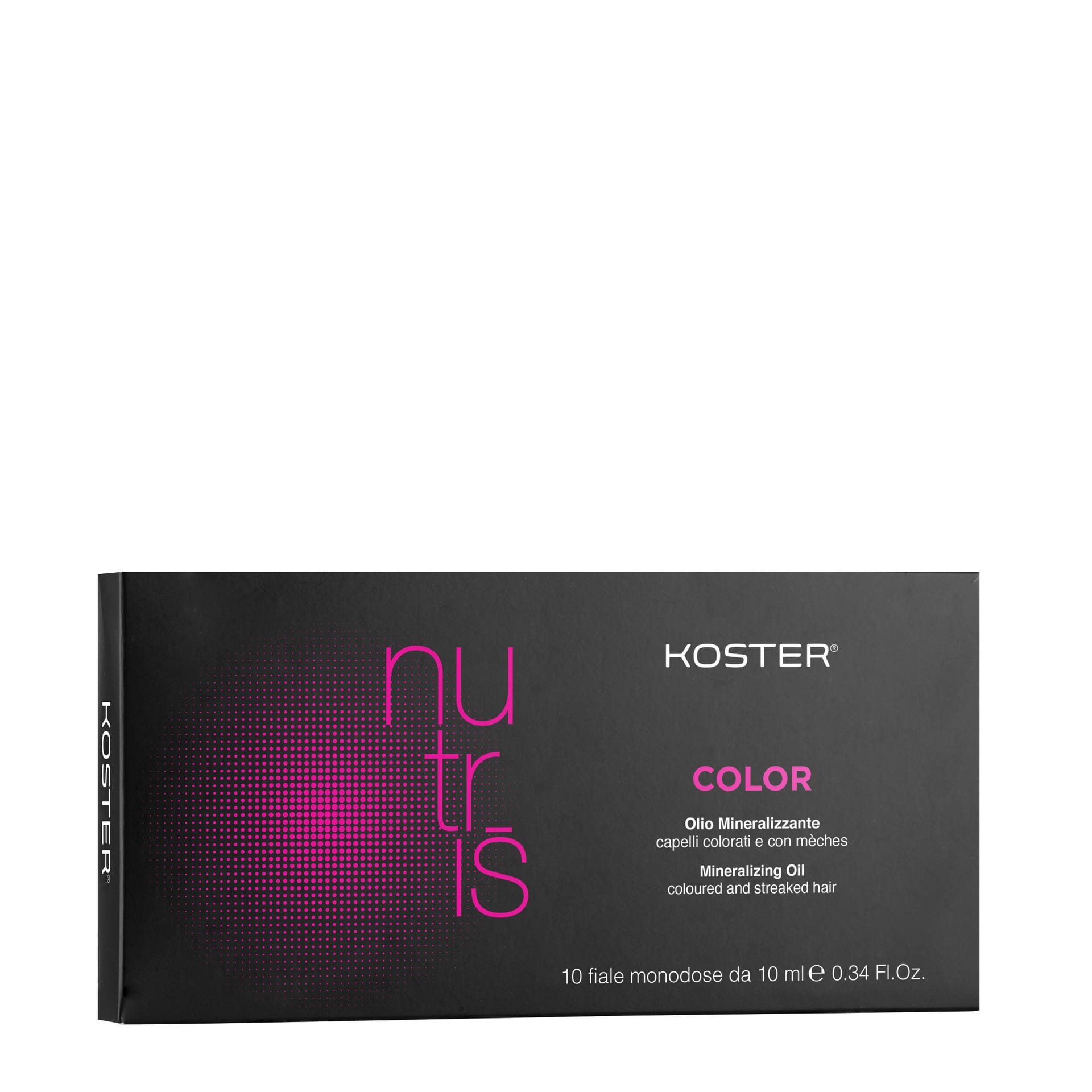 Минерализующее средство для окрашенных и мелированных волос Nutris Color Mineralizing Oil, 10 Х 10 мл