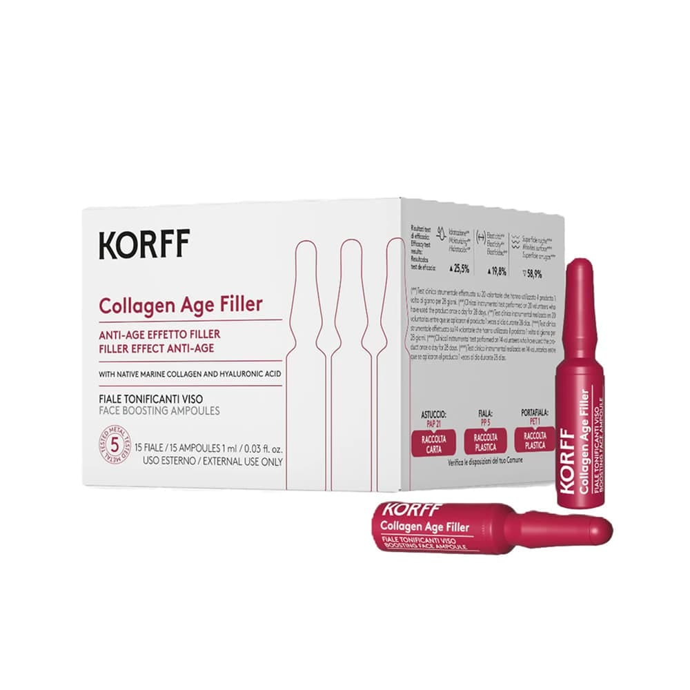 Антивозрастной бустер-концентрат для лица с эффектом филлера Collagen Age Filler Face Boosting Ampoules, 15X1мл
